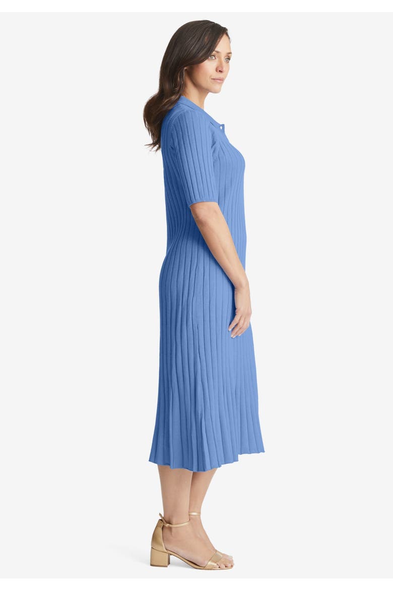Ribbed Henley Dress