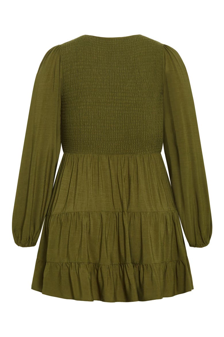 Iris Arielle Smocked Minidress