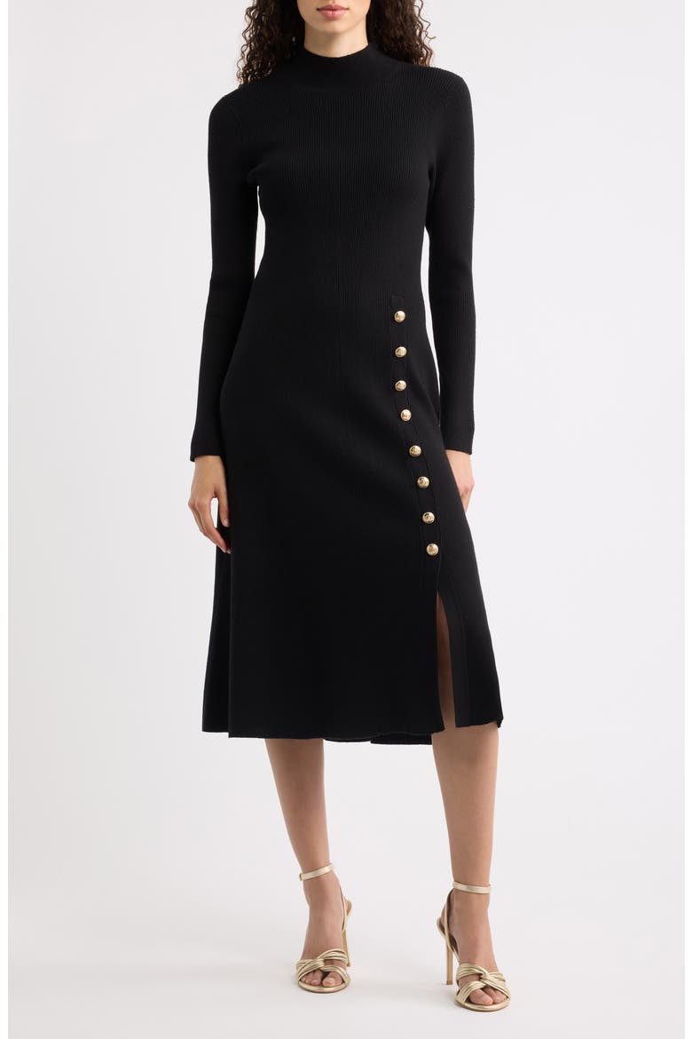 The Adhara Long Sleeve Sweater Dress