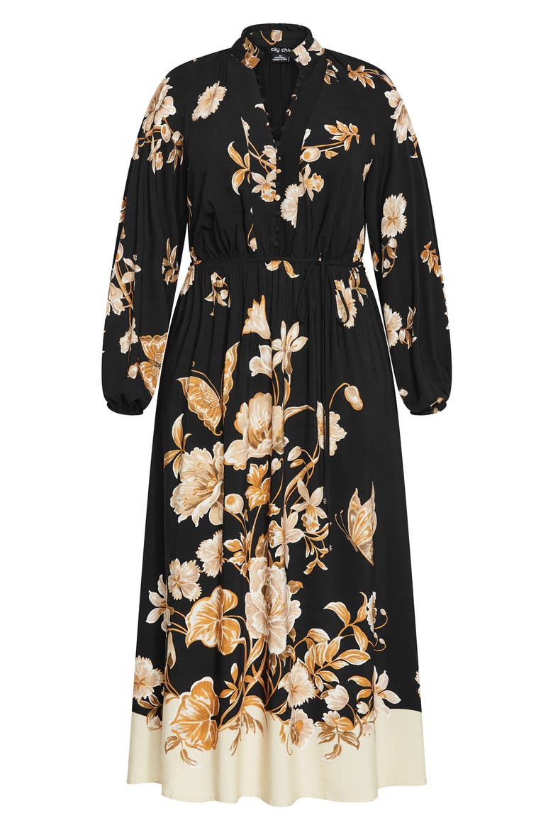 Fernanda Placed Floral Maxi Dress