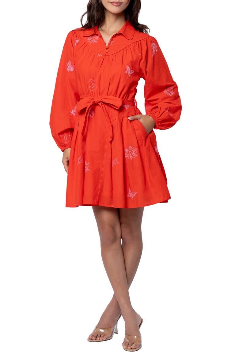 Zephyr Long Sleeve Minidress