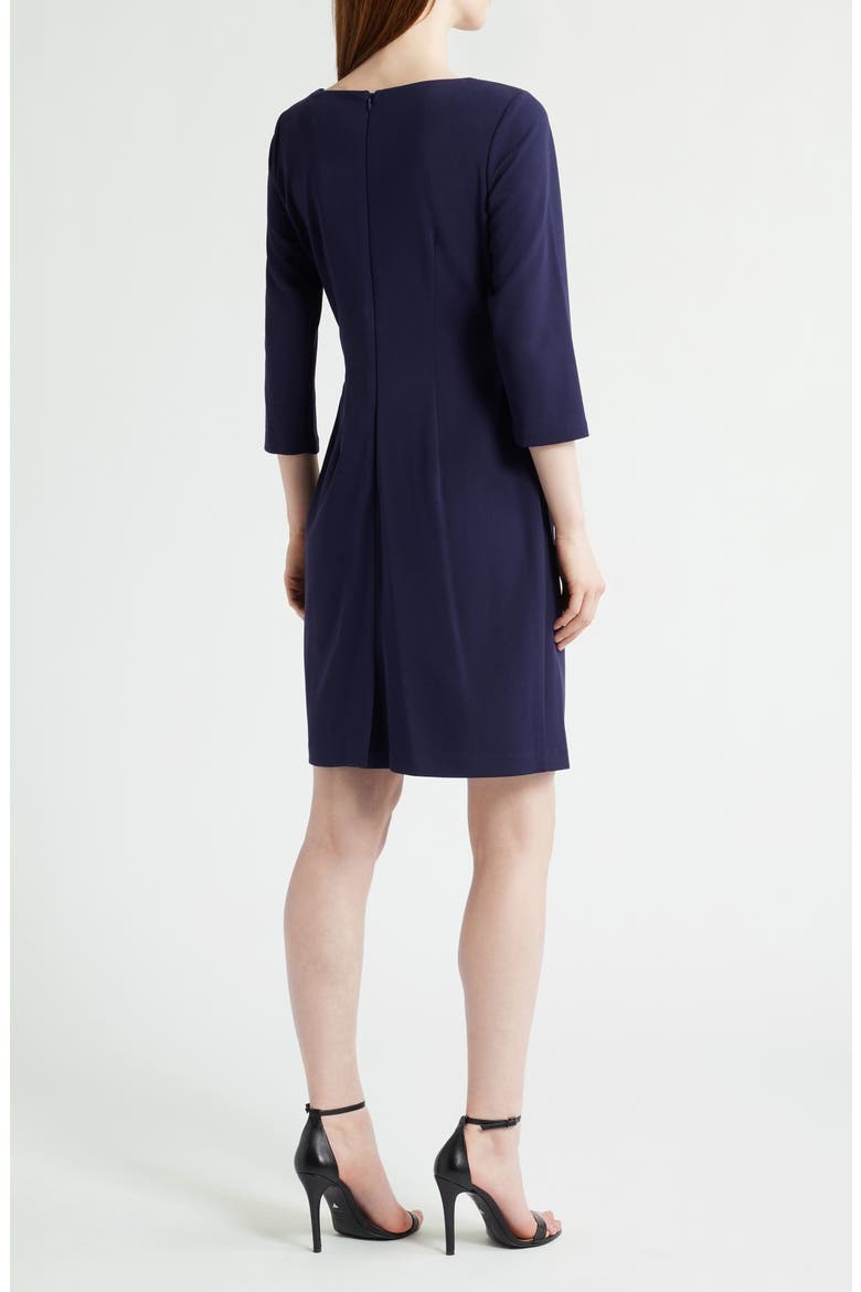 Side Tie Long Sleeve Dress