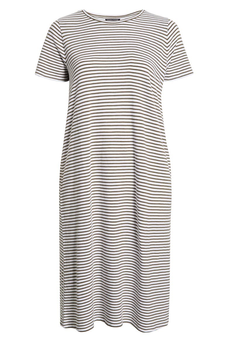 Stripe T-Shirt Midi Dress