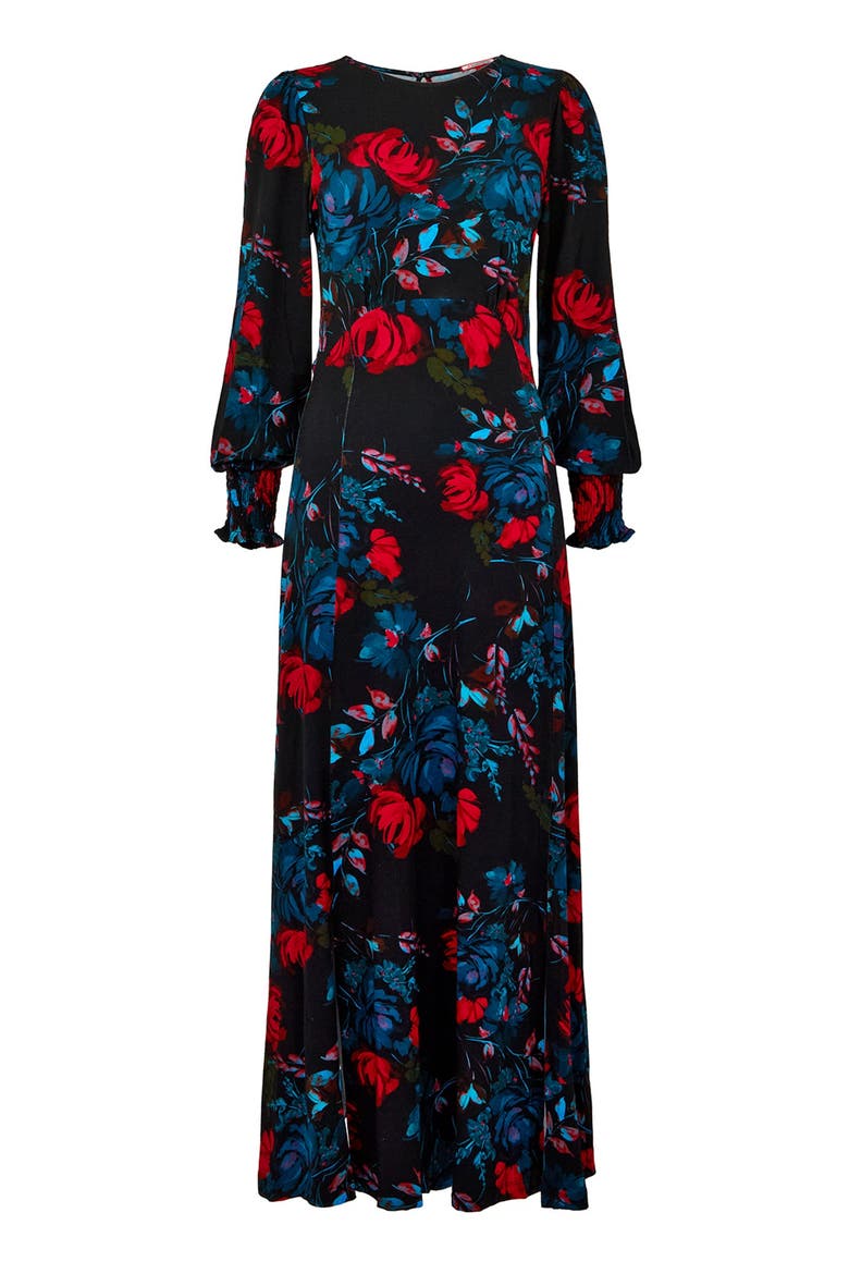 Stretch Knit Jersey Maxi Dress
