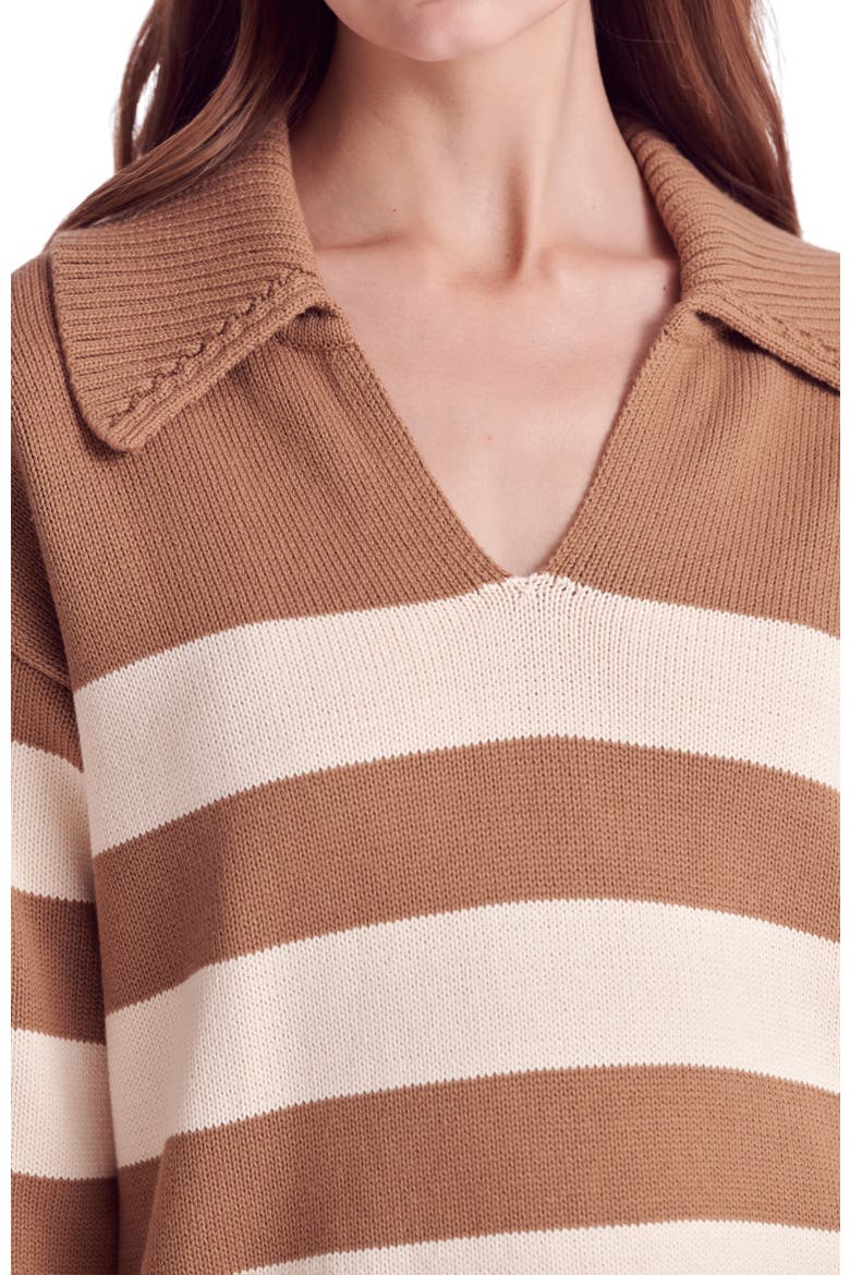 Mixed Media Long Sleeve Pleated Minidress