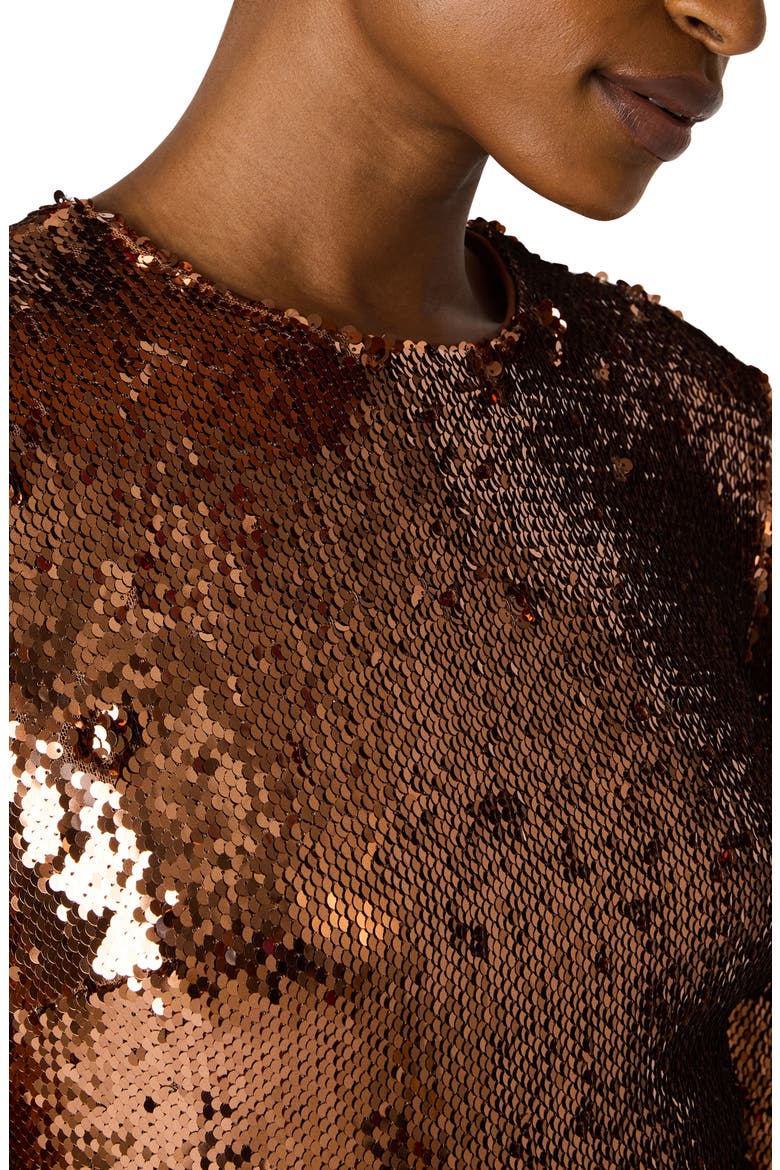 Kayson Sequin Long Sleeve Gown