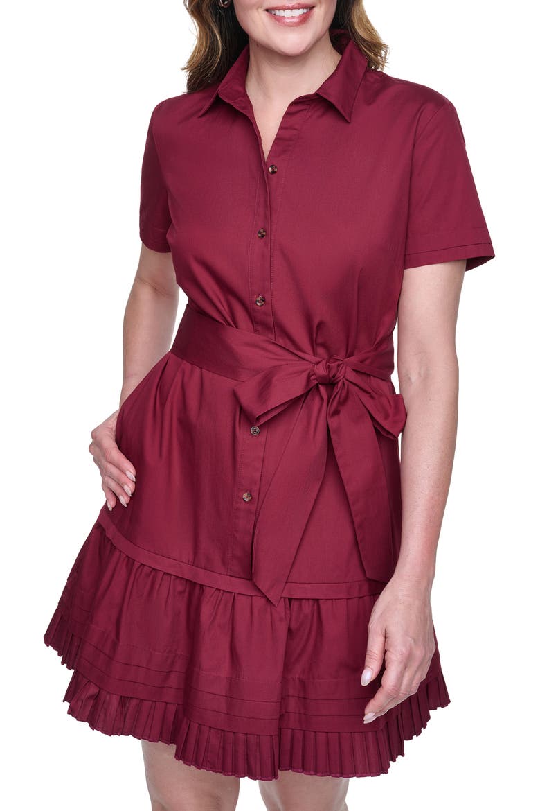 Short Sleeve Cotton Shirtdress