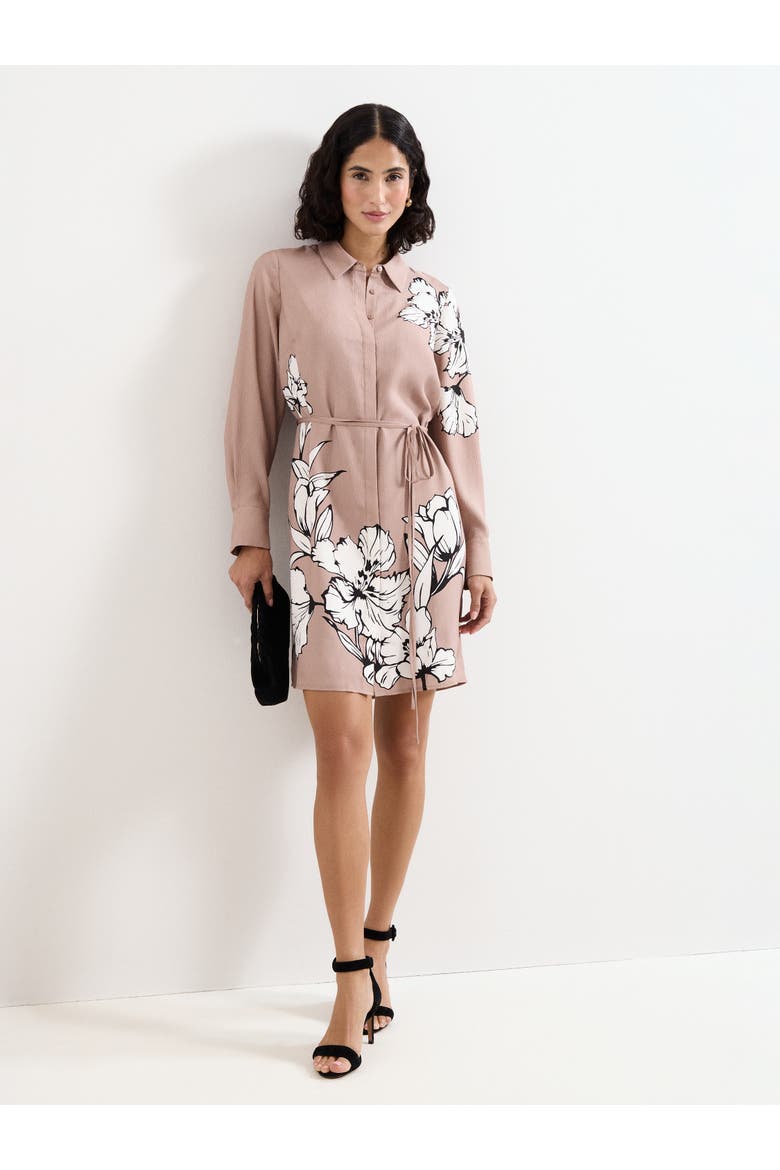 Kendra Belted Shirt Dress