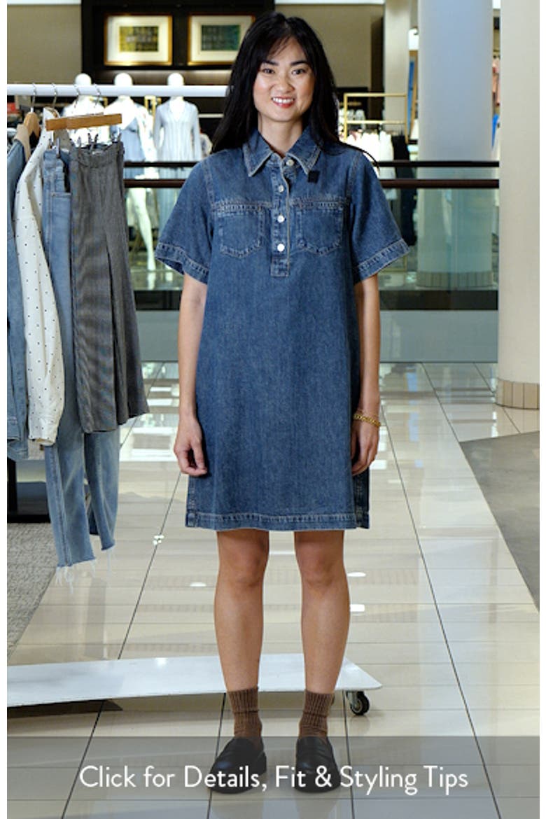 Hayley Short Sleeve Denim Dress