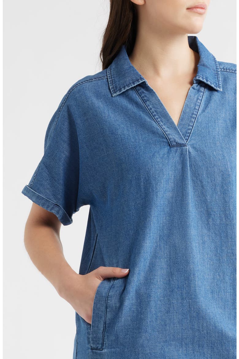 Denim Shift Dress
