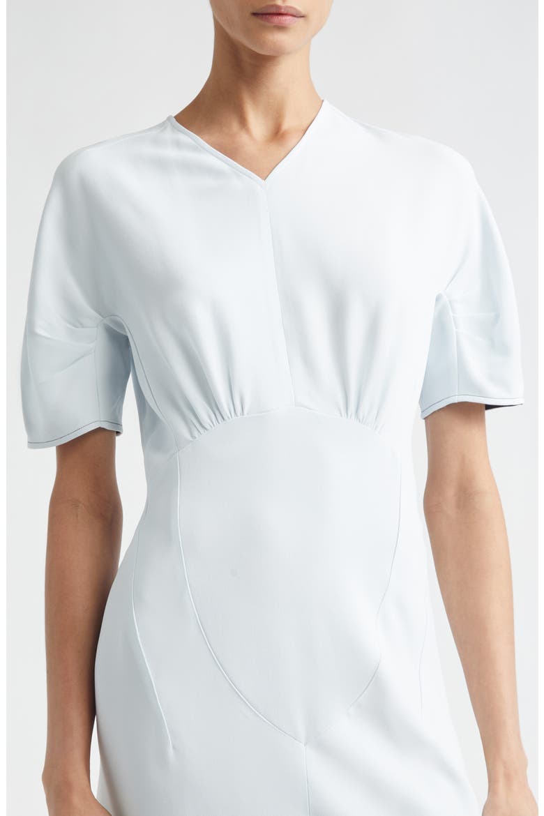 Gathered Detail Midi Dress