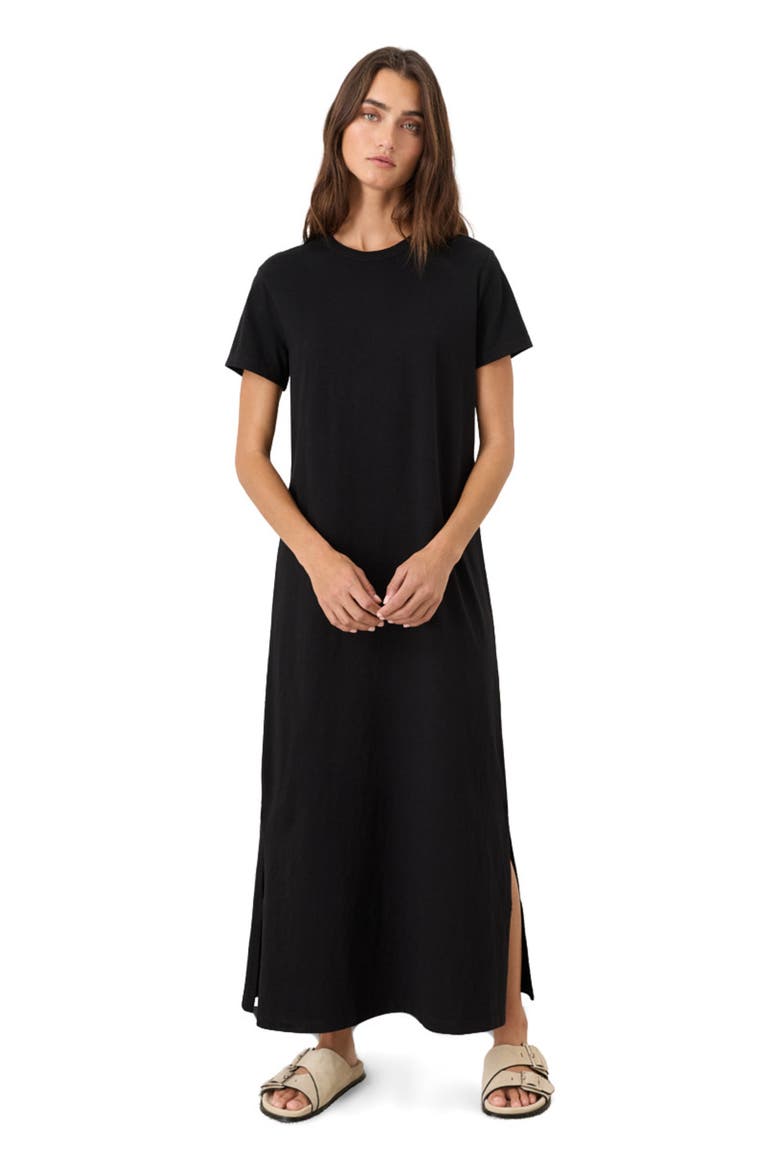 Organic Cotton Soft-Slub Essential Tee Maxi Dress