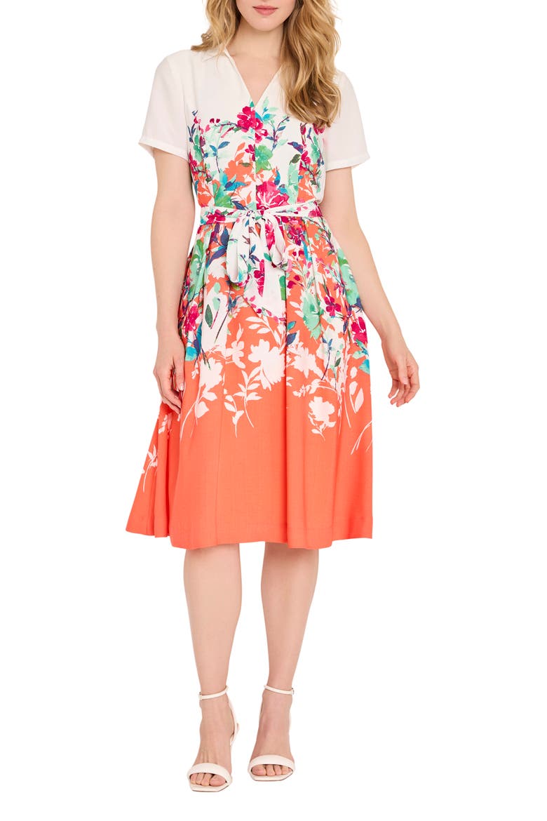 Floral Fit & Flare Dress