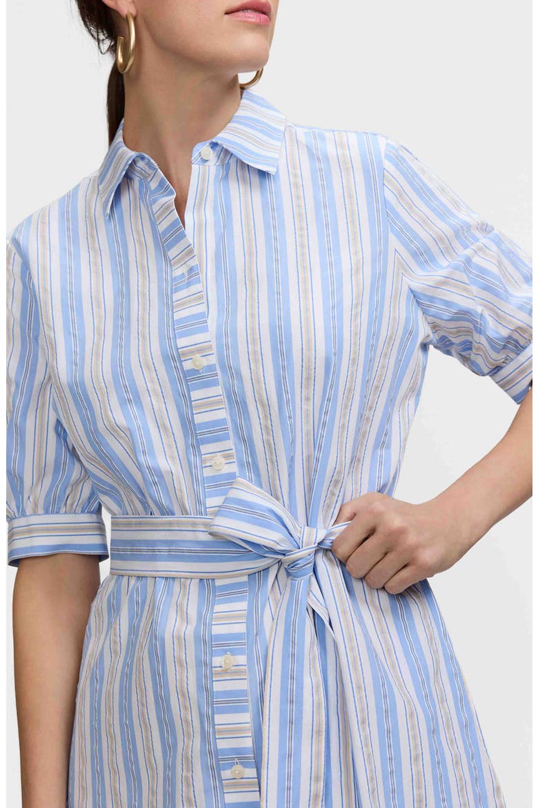 Esther Tie Waist Midi Shirtdress
