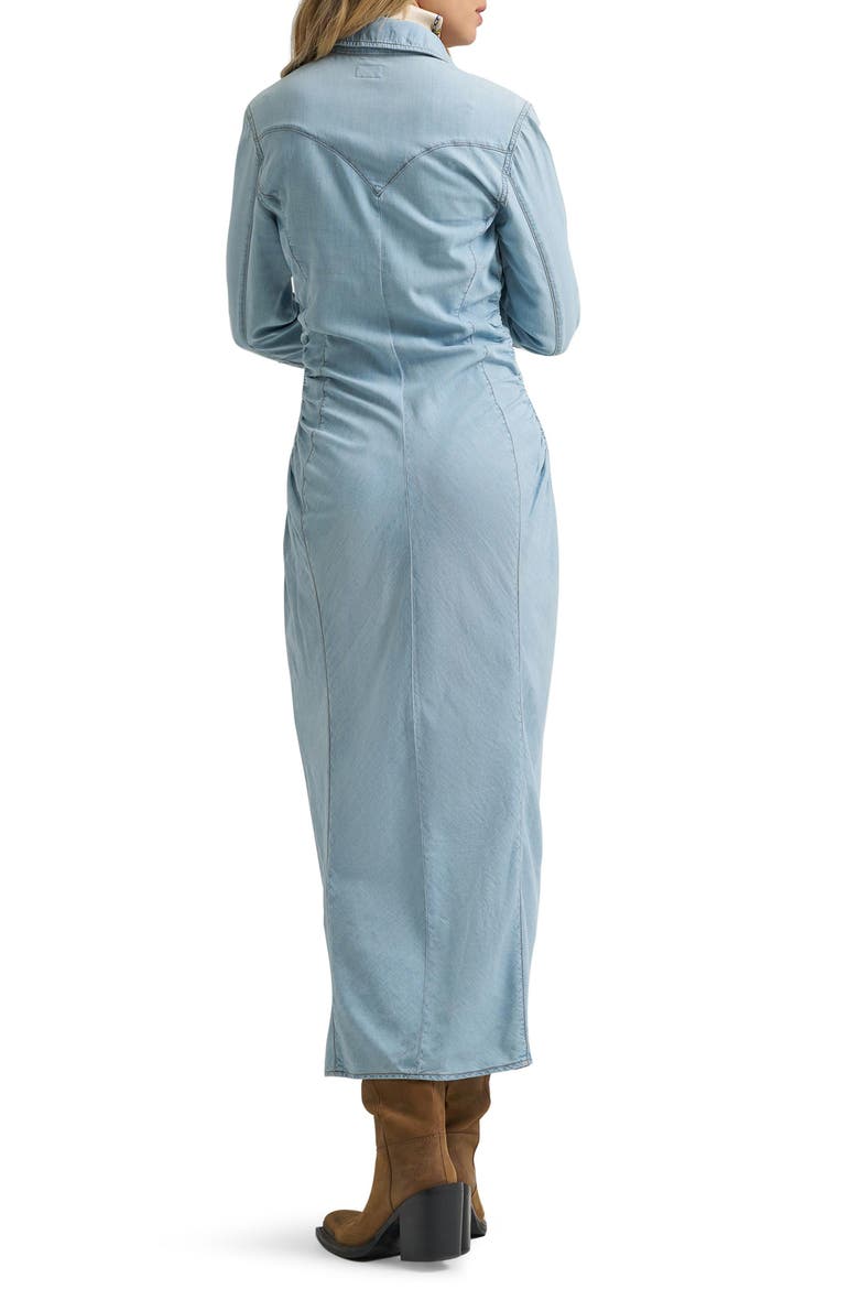 Cinched Waist Maxi Dress