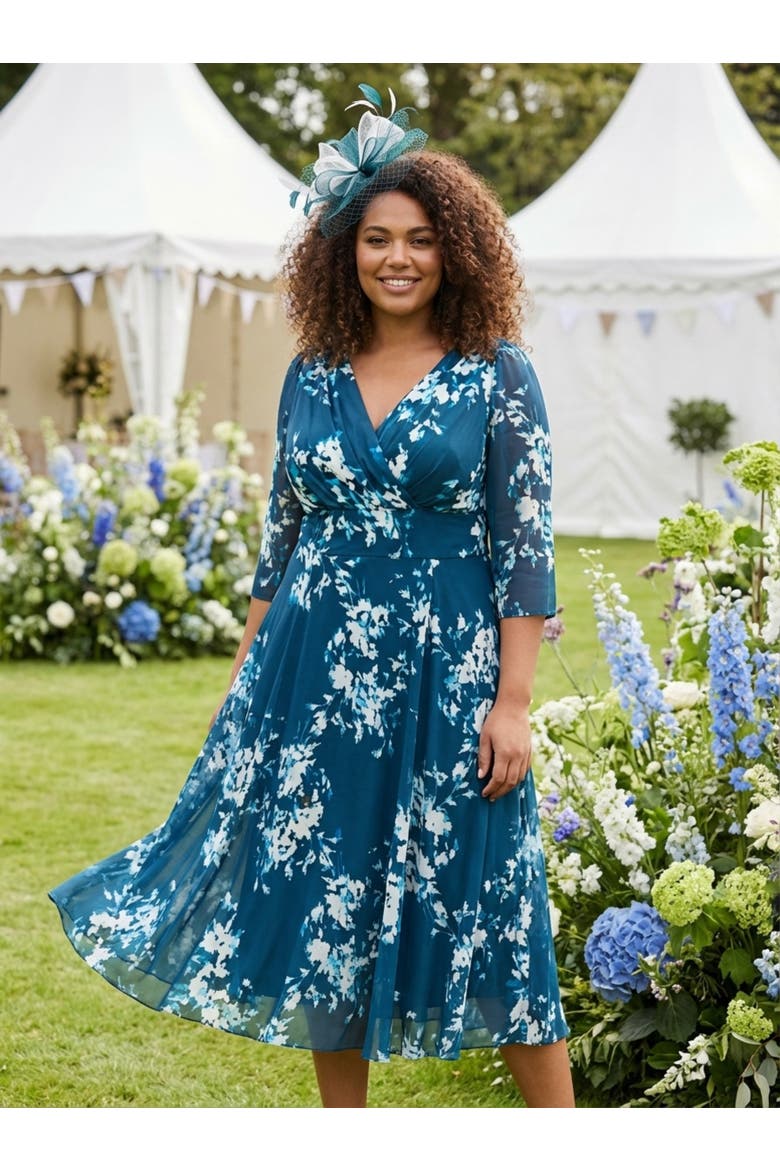 Helena Floral Midi Dress