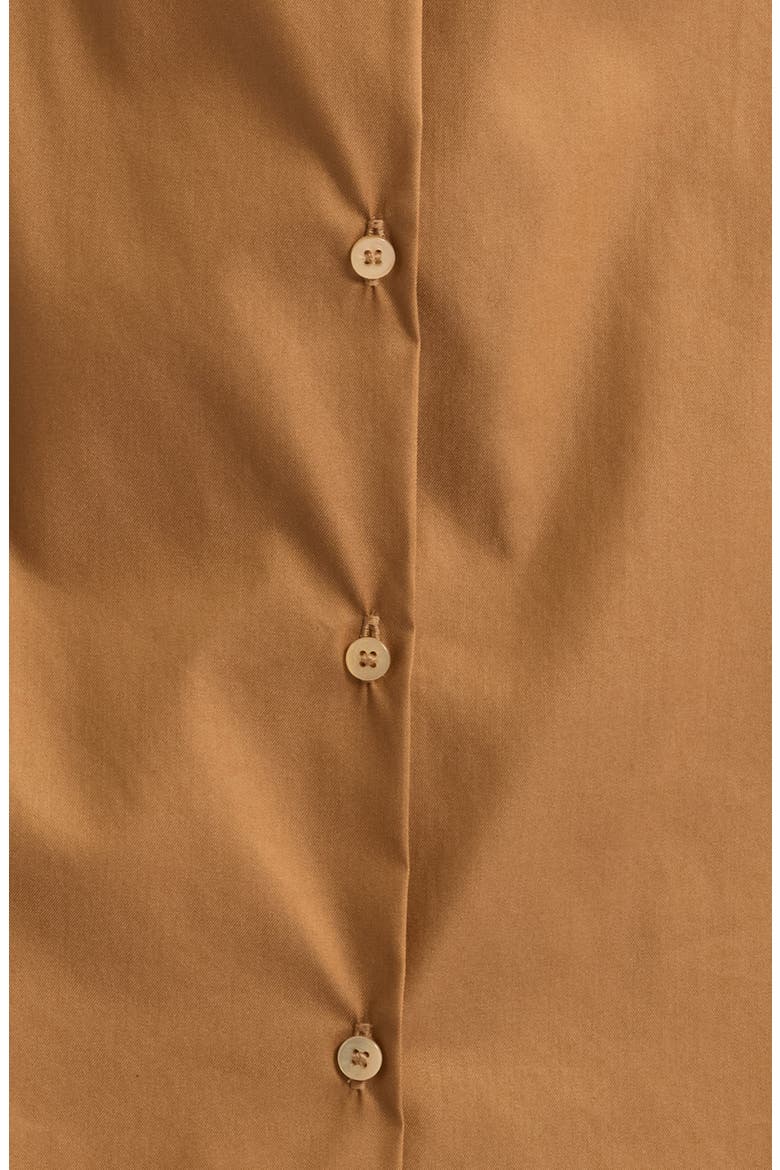 Long Sleeve Belted Midi Shirtdress