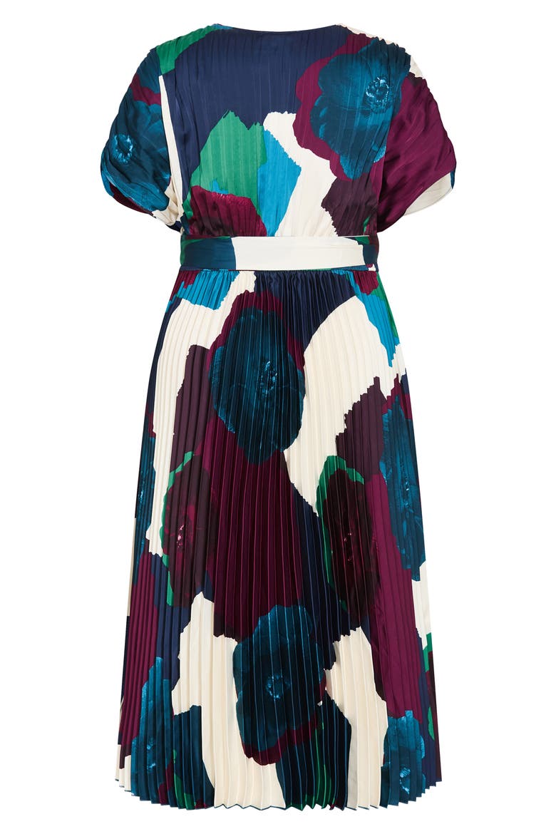 Hailey Abstract Print Maxi Dress