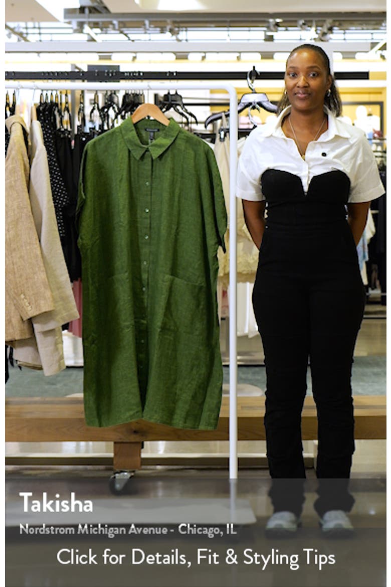 Organic Linen Shirtdress