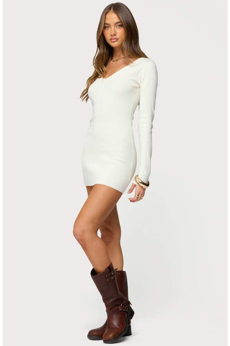 Kaitlyn Long Sleeve Sweater Minidress