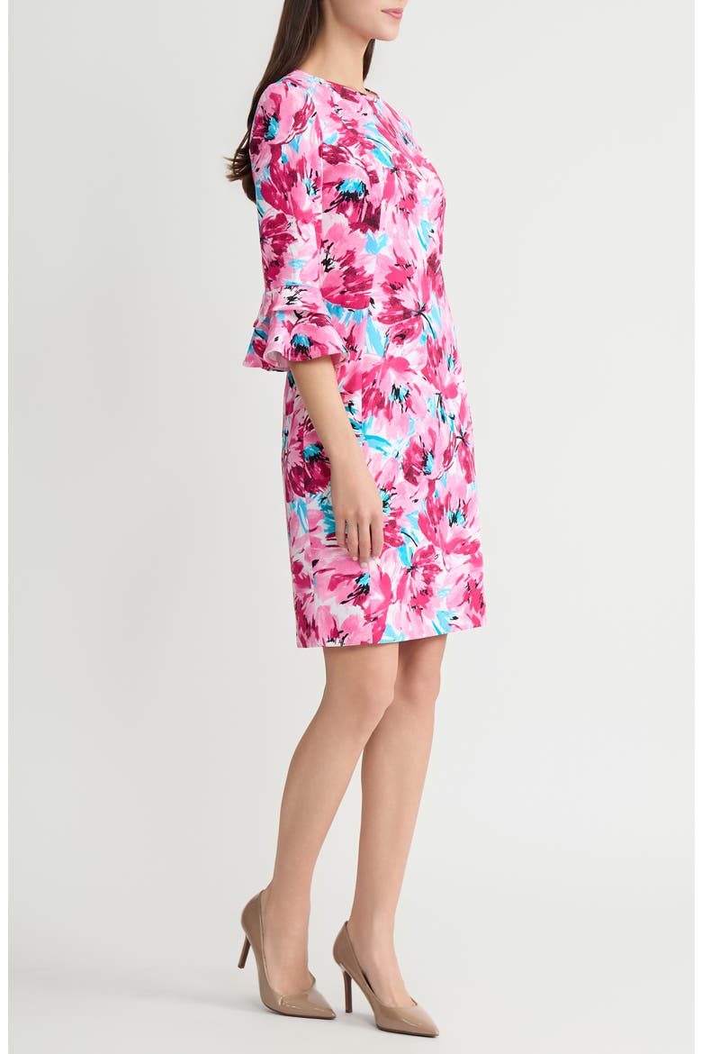Double Flutter Sleeve Dress