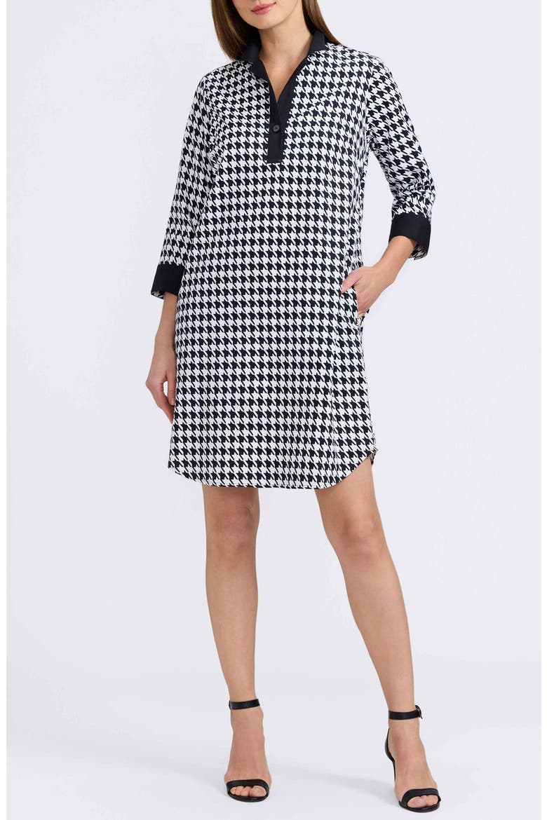 Sloane Houndstooth Shirtdress