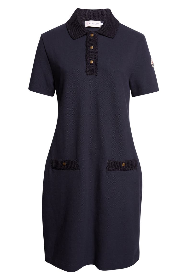 Cotton Piqué Polo Minidress