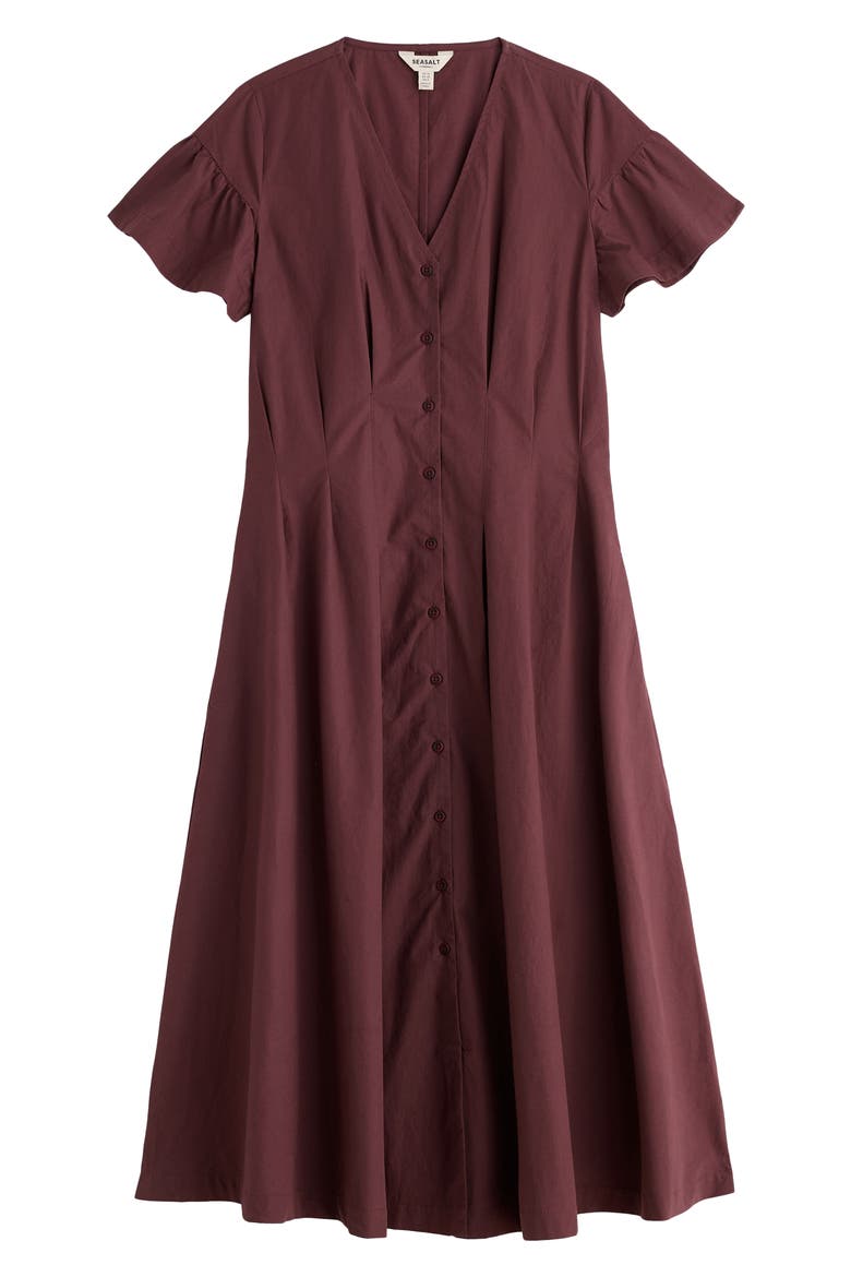 Kerthen Woods Organic Cotton Button-Up Midi Dress