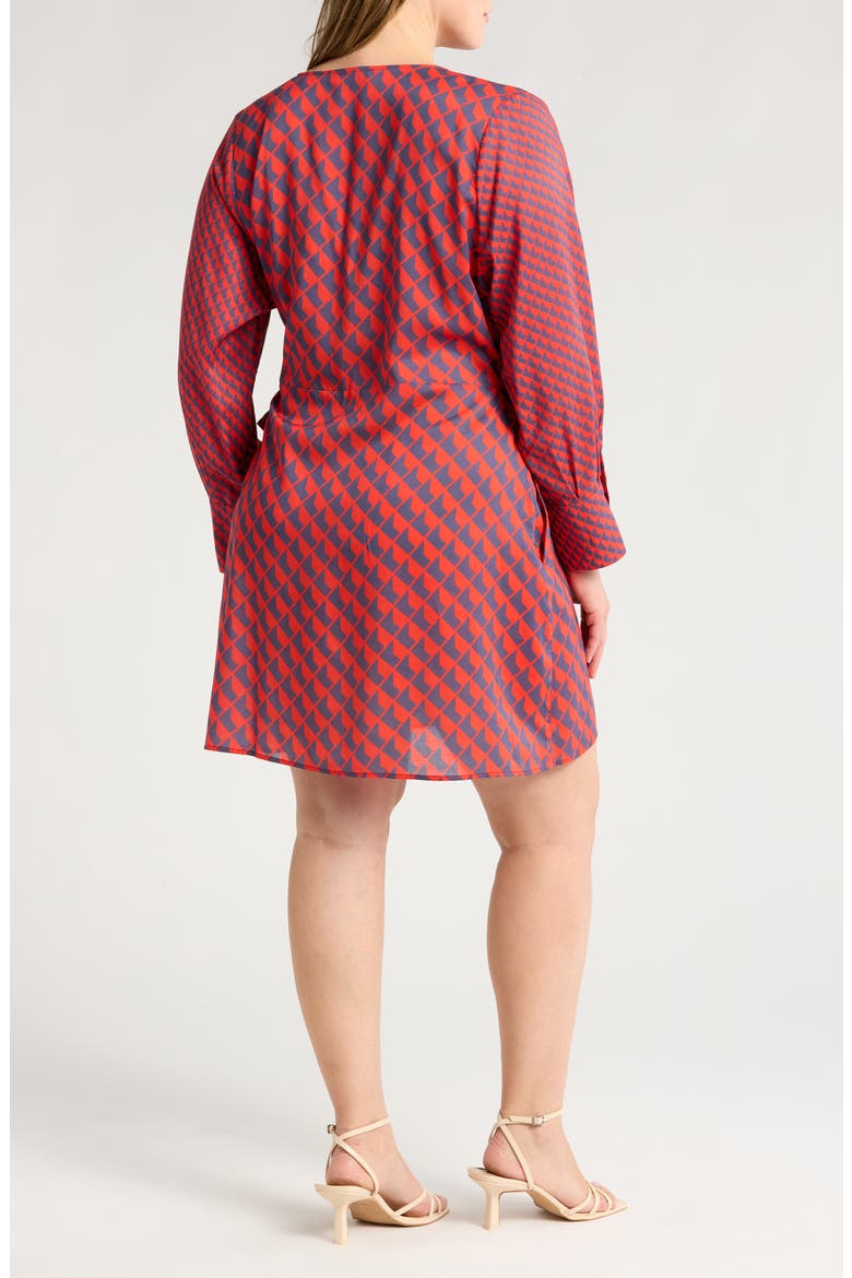 Althea Long Sleeve Wrap Dress