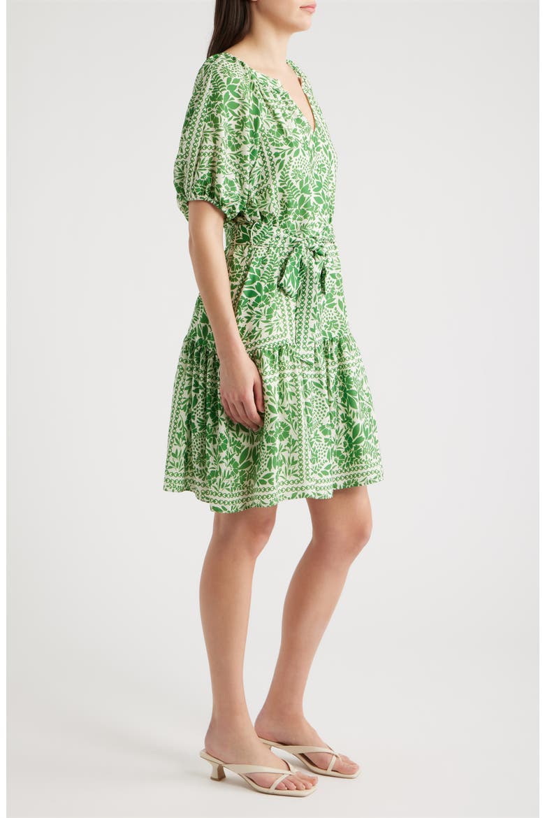 Floral Puff Sleeve Minidress