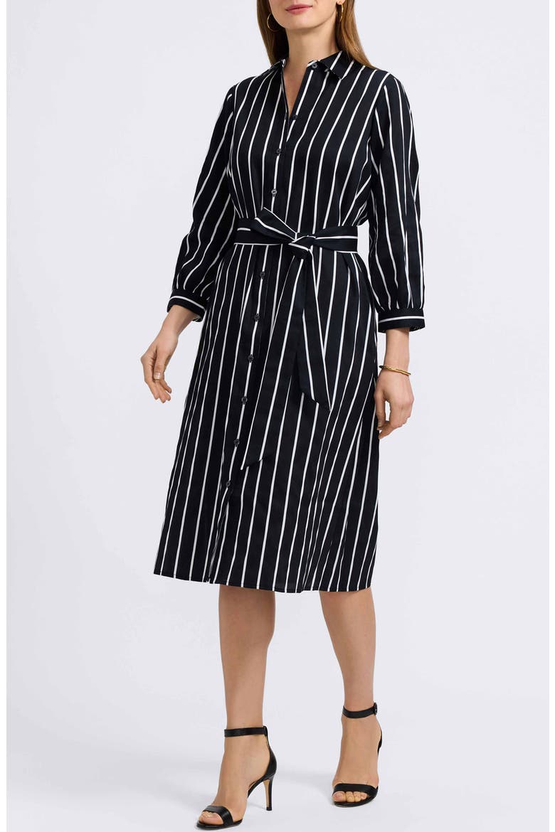 Esther Stripe Cotton Shirtdress