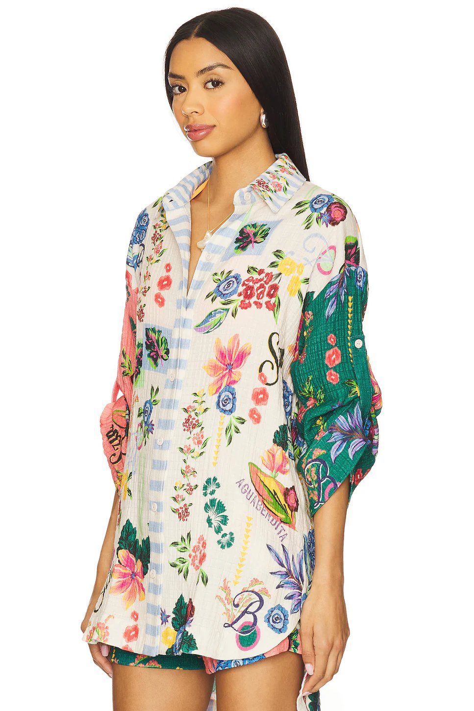 Agua Bendita Chrissy 1 Citrus Dress in Multicolor - Image 4