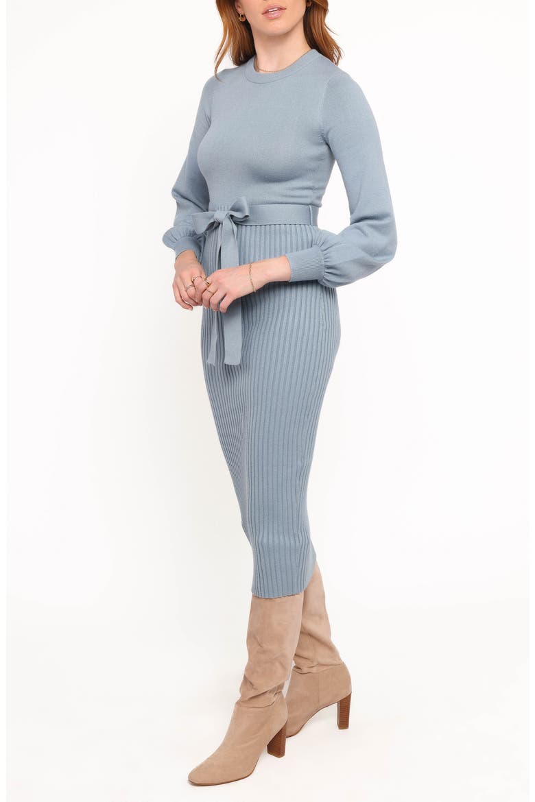 Helena Long Sleeve Midi Sweater Dress