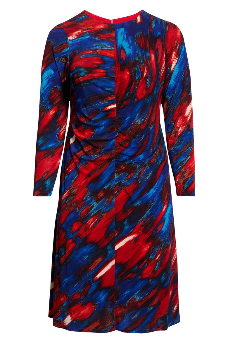 Ruched Long Sleeve Dress