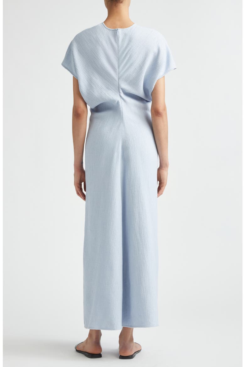 Crinkle Texture Knit Maxi Dress