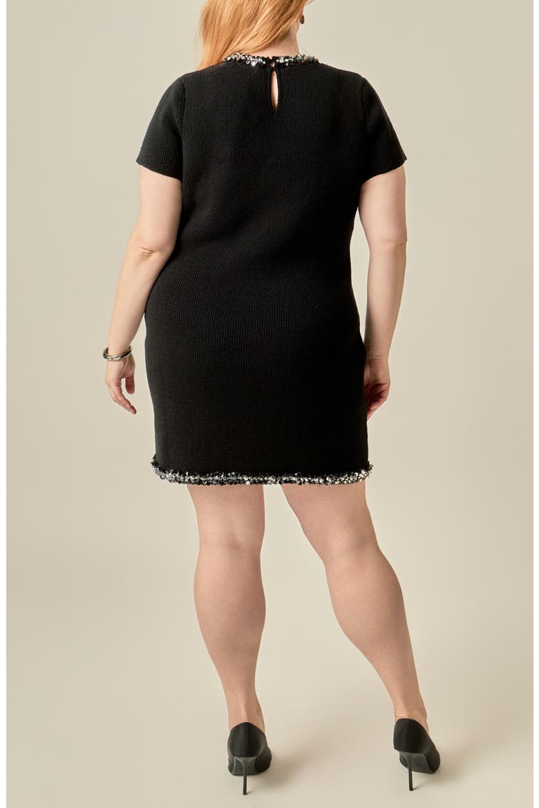 Embellished Sheath Dress