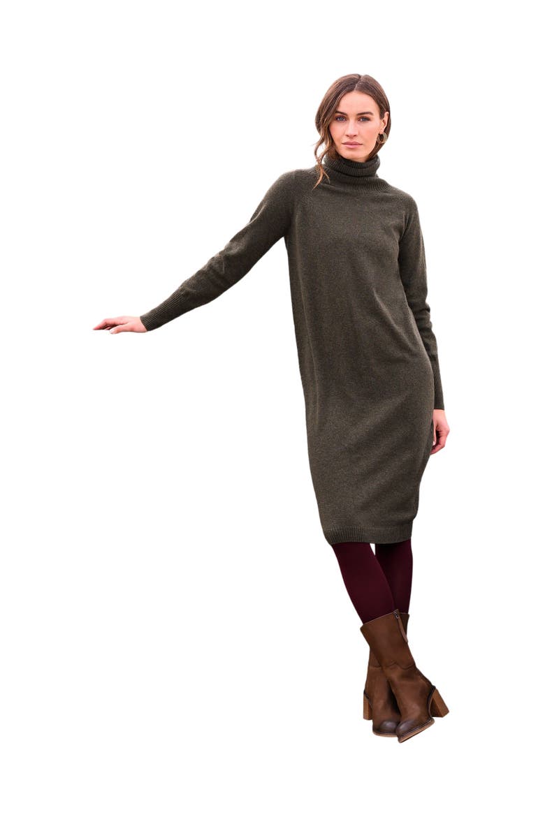 Supersoft Midi Turtleneck Dress