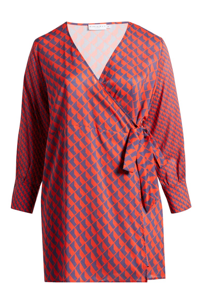 Althea Long Sleeve Wrap Dress