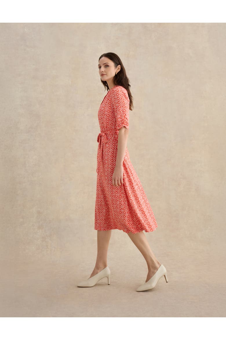 Cathy 3/4 Sleeve Jersey Midi Dress