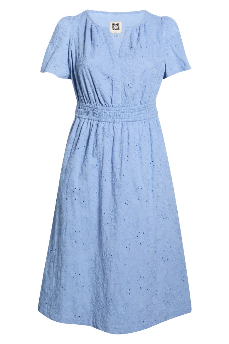 Embroidered Eyelet Lace Dress