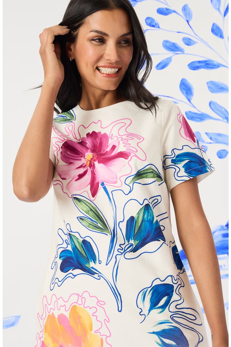 Print Shift Dress