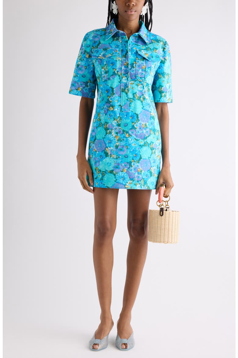 Daisies Twill Minidress