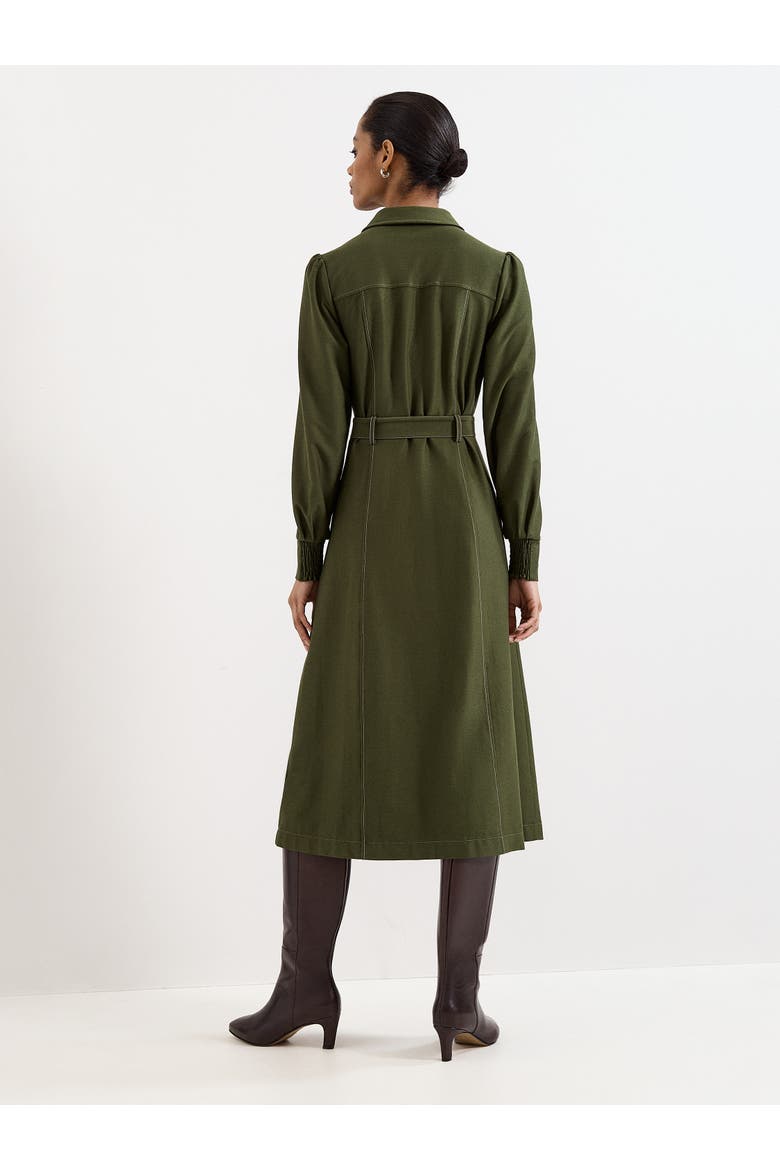 Avenly Long Sleeve Belted Shirt Dress