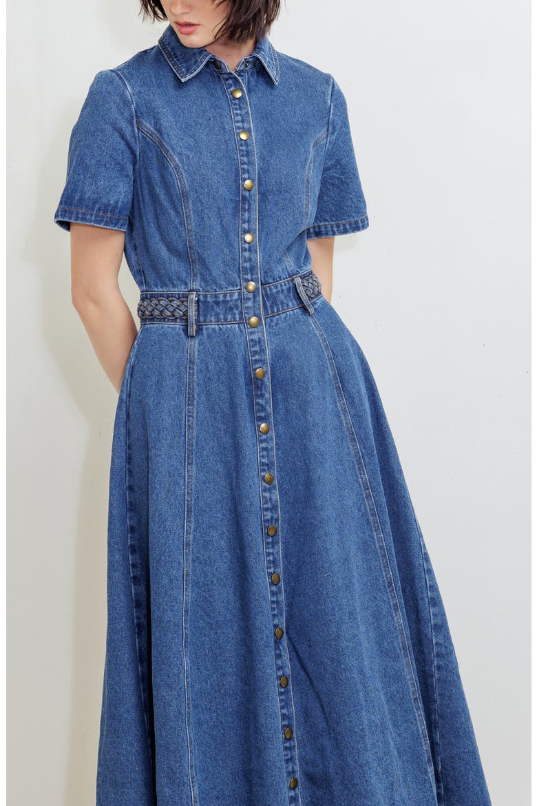 Denim Maxi Dress