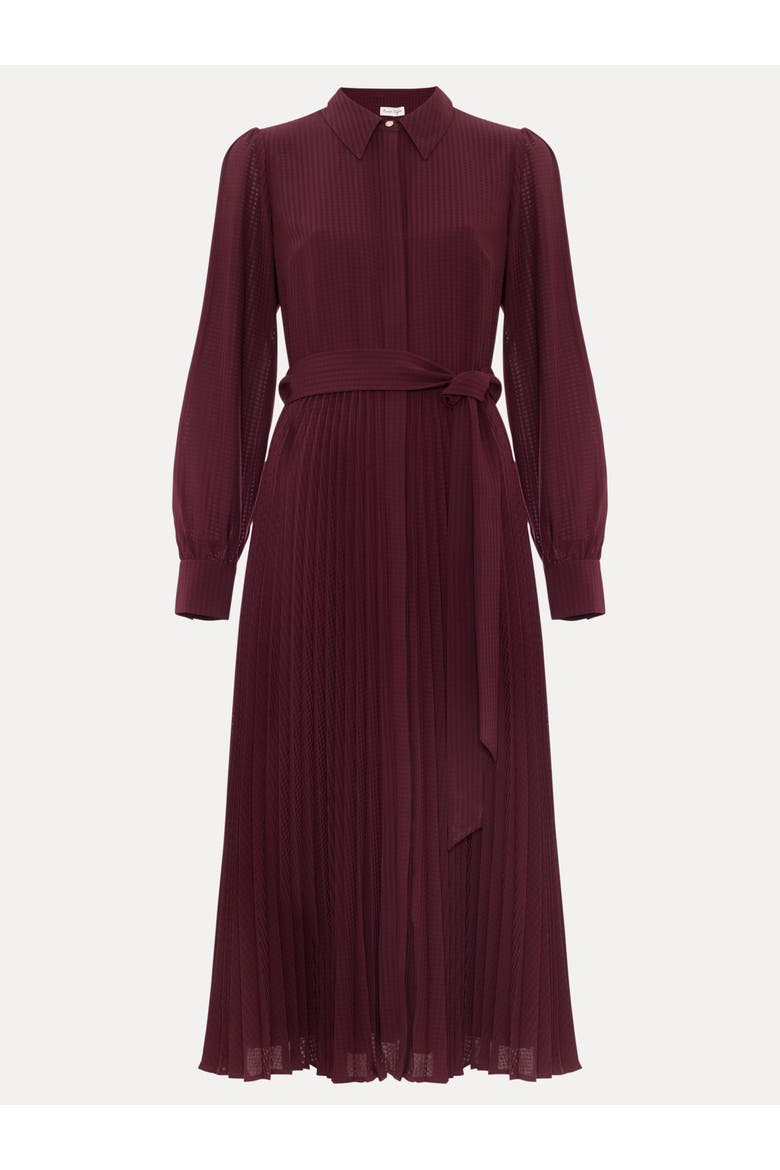 Ren Pleated Midi Shirt Dress