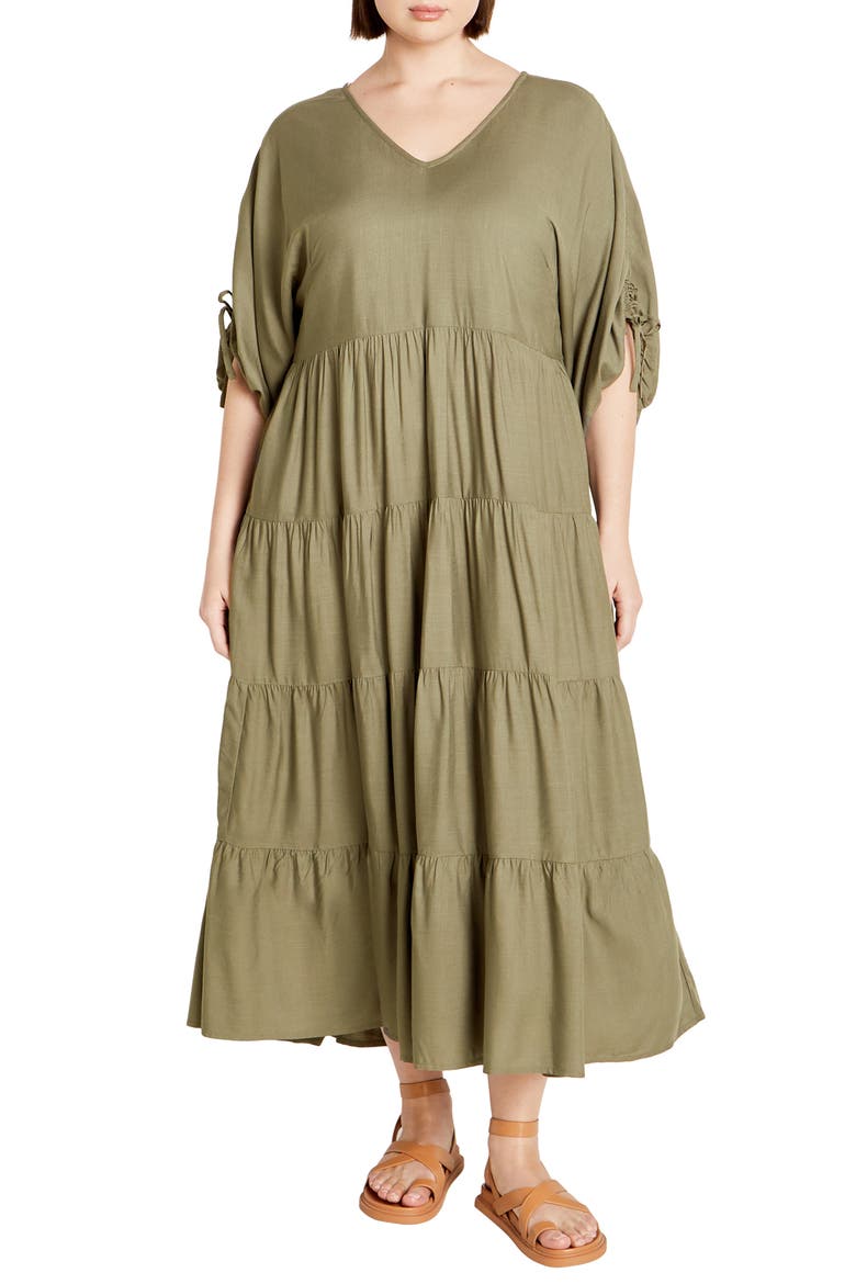 Jenna Tiered Maxi Dress