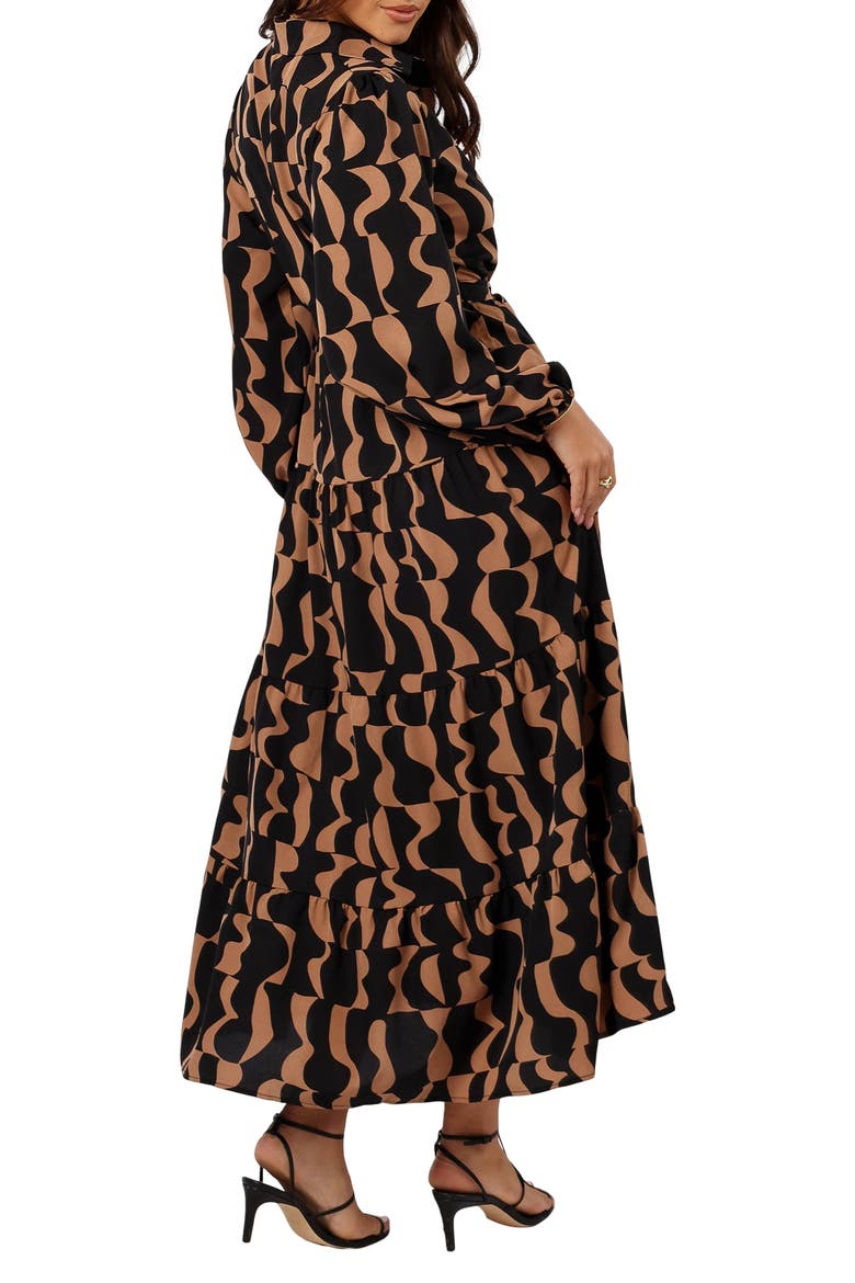Lincoln Tie Waist Long Sleeve Maxi Dress
