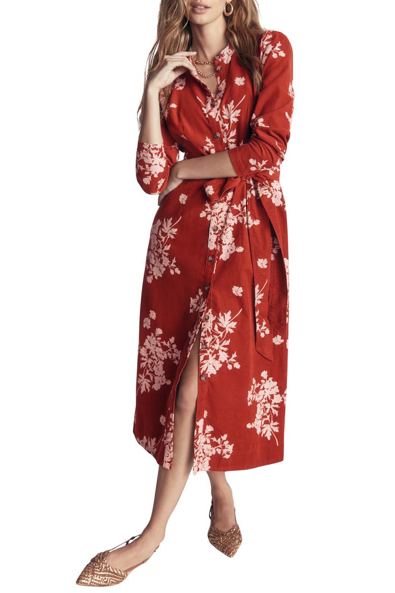 Louise Corduroy Midi Shirtdress