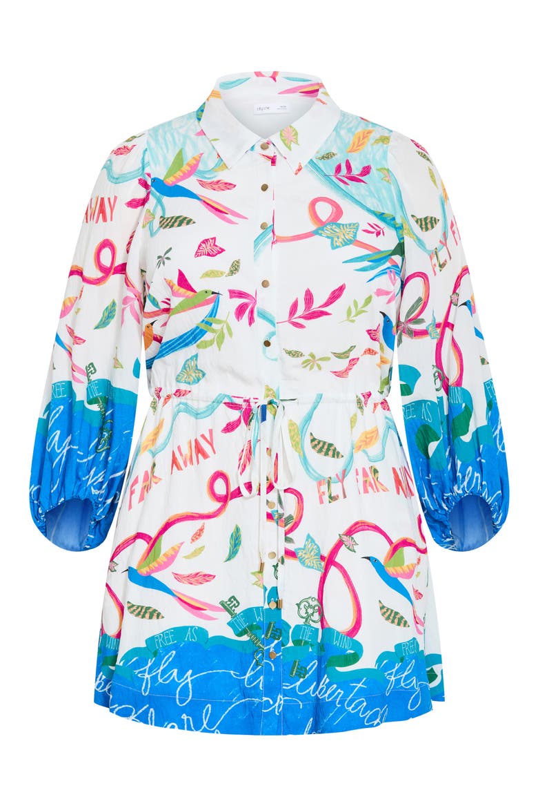 Tahlia Allover Print Minidress