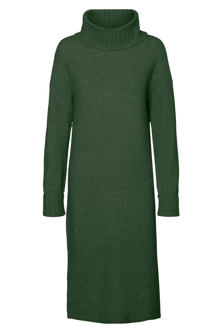 Gaiva Turtleneck Long Sleeve Sweater Dress